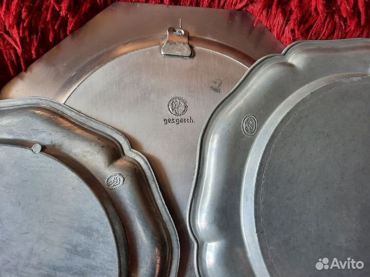 Оловянные тарелки Достопримечательности Германии