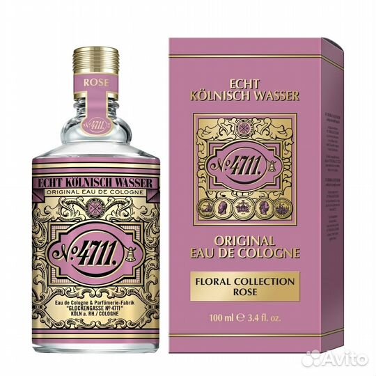 Maurer & wirtz 4711 original EAU DE cologne rose e