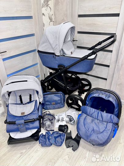 Коляска Adamex reggio 3 в 1