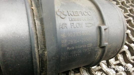 Расходомер воздуха дизельный KIA CEE'D 2 (JD) (8AD09BP01)