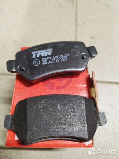 Колодки тормозные зад opel Zafira B II/Van