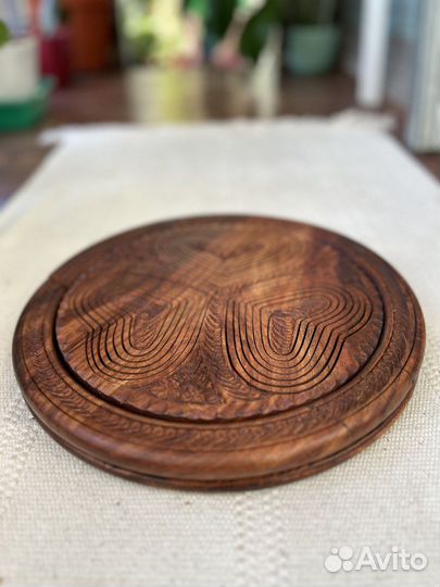 Ваза раскладная деревянная конфетница(фруктовница)