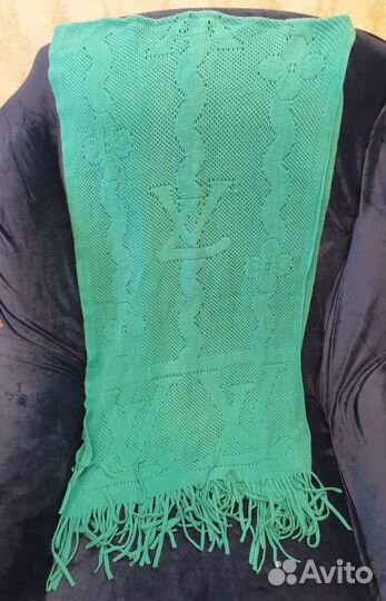 Палантин/шарф бирюзовый