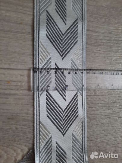 Бордюр, тесьма для штор серый, бежевый, розовый