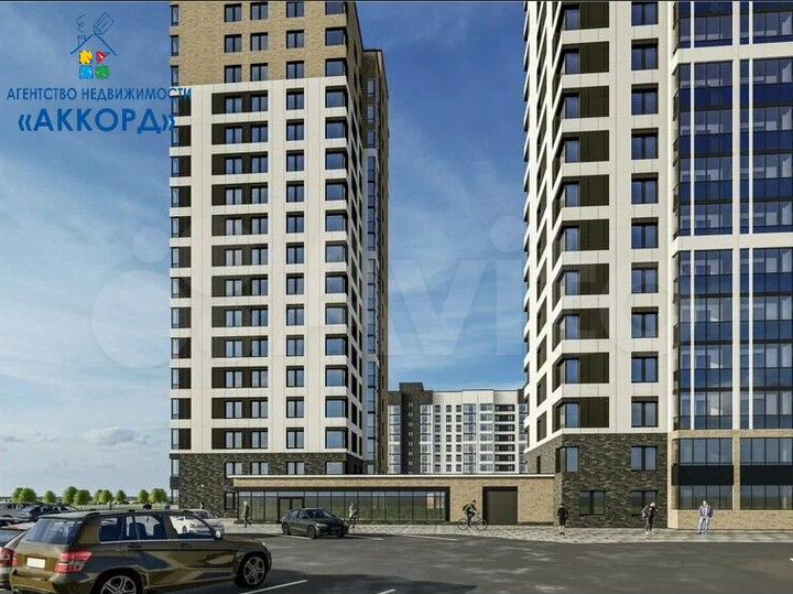 2-к. квартира, 37,2 м², 12/17 эт.