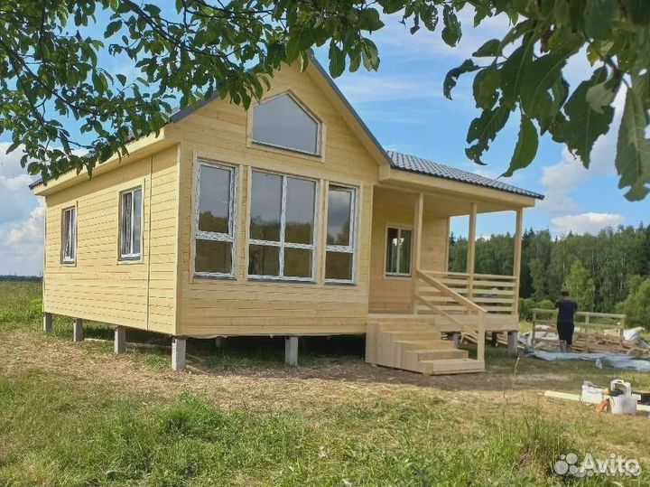 Каркасный дачный домик
