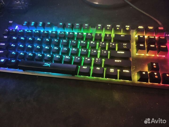 Игровая клавиатура hyper x alloy fps rgb