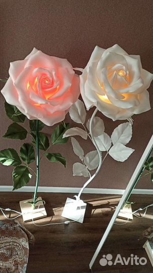 Роза светильник