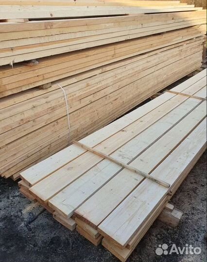 Обрезной брус любые размеры сосна