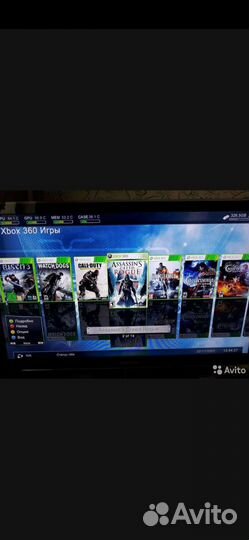 Xbox 360 slim freeboot+43 игры