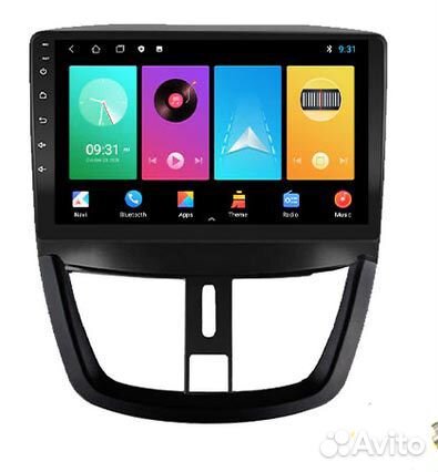 Штатная магнитола Android Peugeot 207 2006-2015
