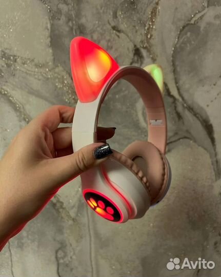 Наушники беспроводные с ушками блютуз