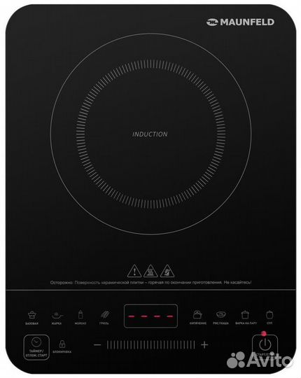 Индукционная варочная панель maunfeld EVI.F291-BK