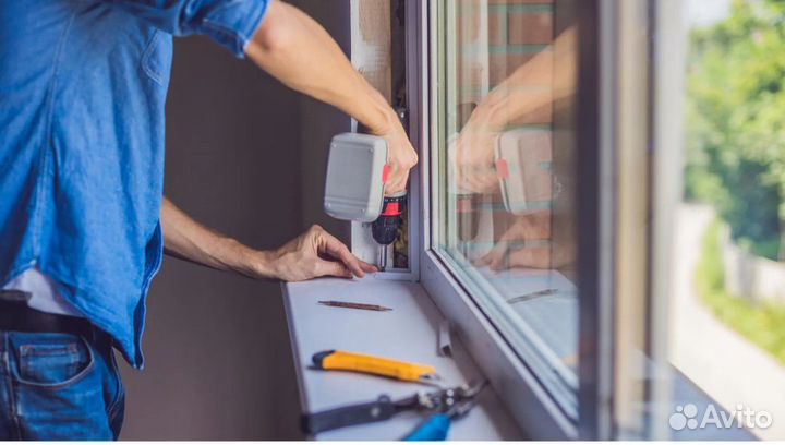 Ремонт окон пвх Установка москитных сеток