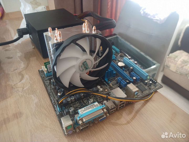 Башня для процессора,кулер 4 трубки