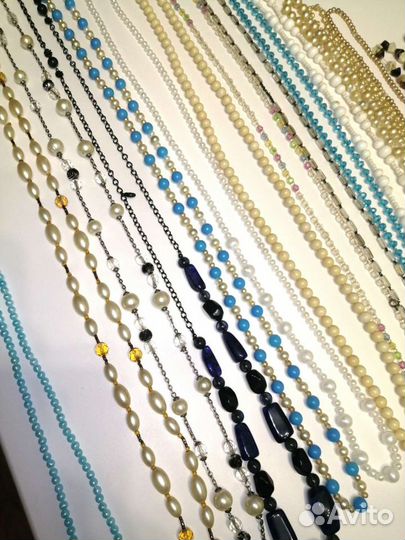 Бусы винтажные 13 штук СССР