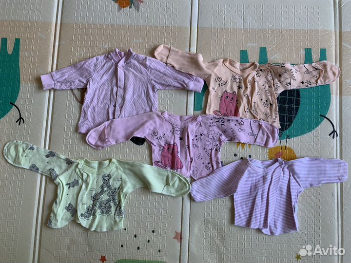 Распашонки для новорожденных маленького размера