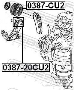 Ролик натяжной 0387-20CU2 0387-20CU2 Febest