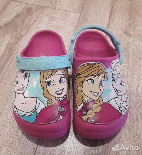 Шлепки, тапки, сабо, crocs Холодное сердце(Frozen)