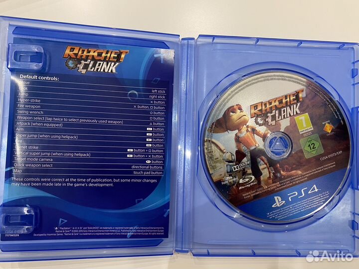 Диск Ratchet clank для ps4