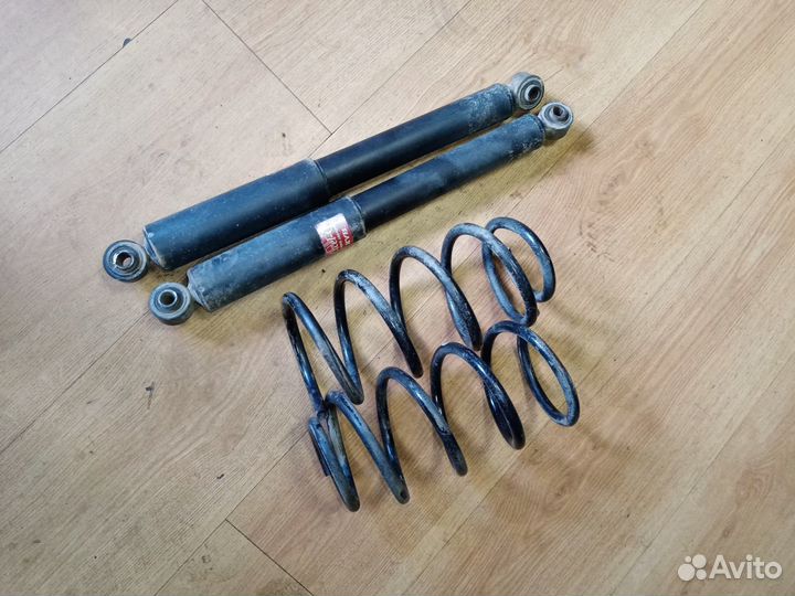 Задние пружины на Шевроле spark М 200