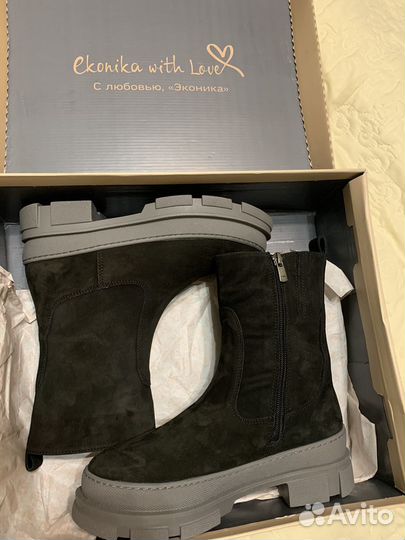 Слипоны ботинки Эконика зима 36 Новые