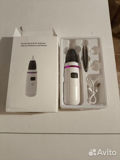 Электронный отсасыватель соплей детям