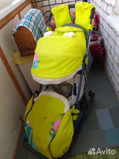 Коляска санки