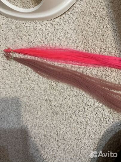 Волосы на капсулах