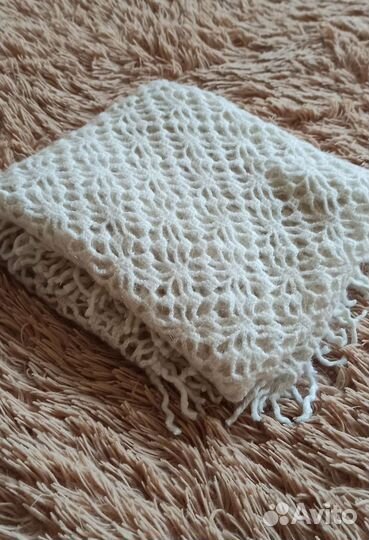 Шаль шерстяная hand made