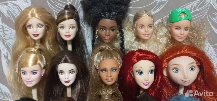 Головы кукол барби