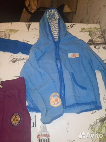 Вещи пакетом на мальчика 86-92 состояние разное