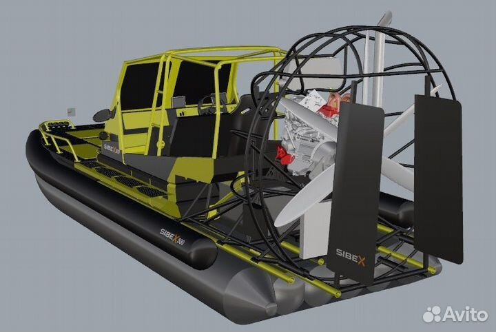 Аэролодка SibEX Cheater 300 л.с Турбо Рестайлинг
