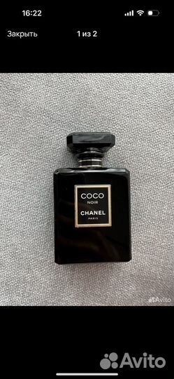 Chanel coco noir флакон