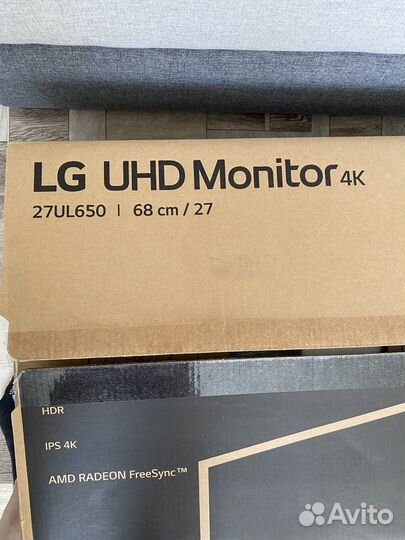 Монитор LG 4K,для компьютера 68см/27