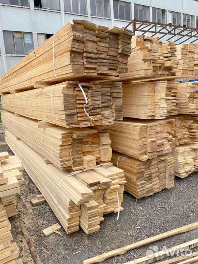 Доска обрезная 25х100х6000мм с доставкой