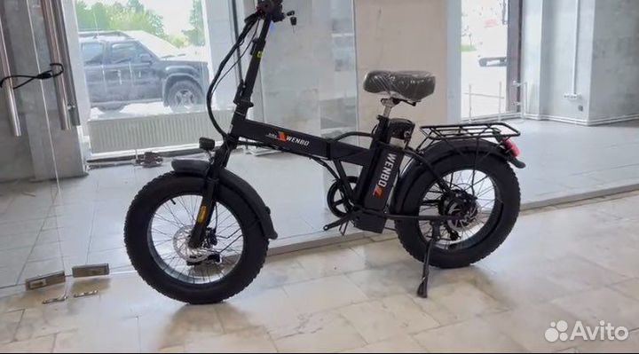 Электровелосипед фэтбайк складной