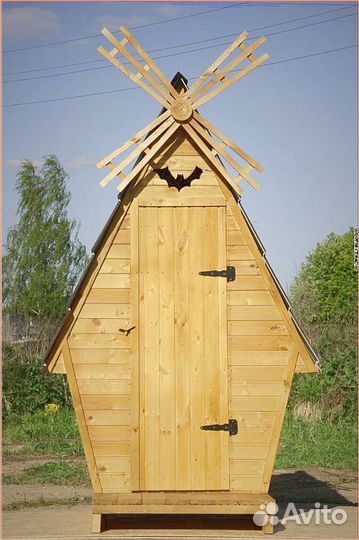 Дачный туалет с дельфином YFZ