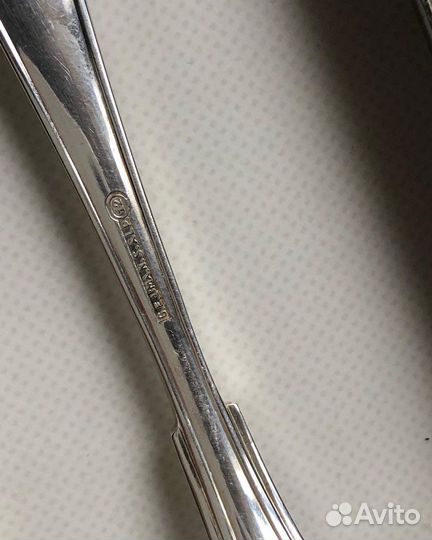 Ложки столовые посеребренные