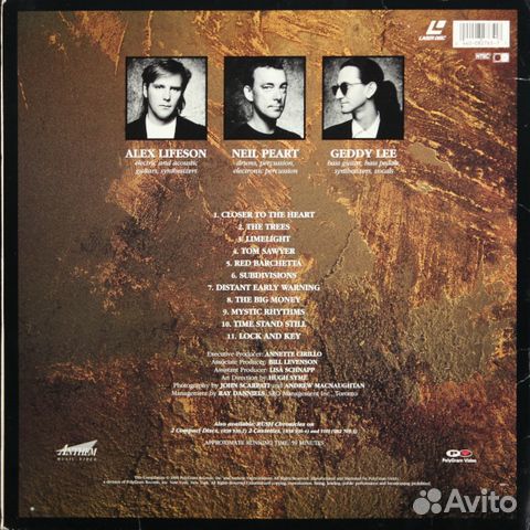 Rush / Chronicles (The Video Collection)(LD)