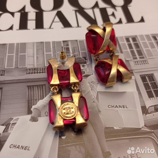 Серьги винтаж Coco Chanel