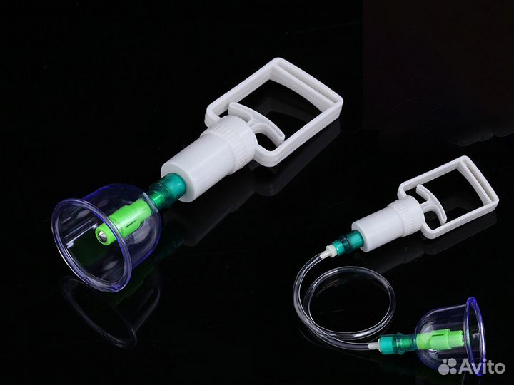 Вакуумные массажные антицеллюлитные банки 12шт