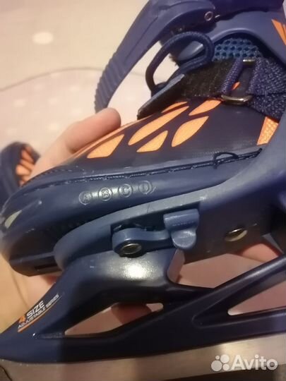 Коньки детские раздвижные 27-30