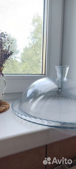 Блюдо для торта с крышкой,тортница,клош