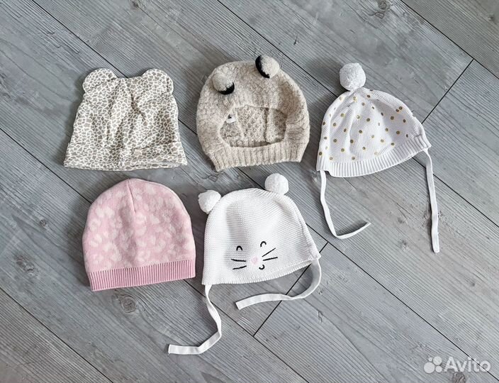Шапки Mothercare, oeuf 6-12 месяцев