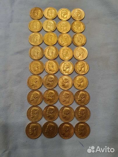 5 рублей Николай 2 золото оригинал без торга