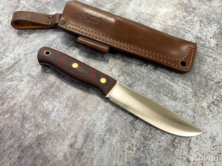 Нож Бушкрафт Модель Х М, CPR,конвекс, микарта, 208