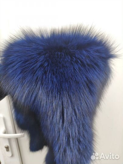 Натуральный мех блюфрост, песец чернобурка