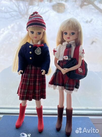 Ликка Licca chan голубые глаза барби япония