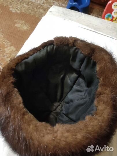 Берет женский норковый